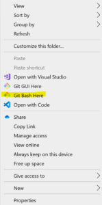 Git Bash Command-line